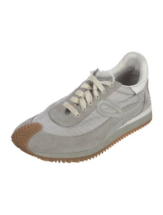 Loewe Suede Printed Sneakers