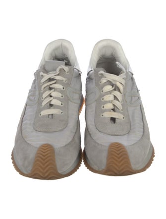 Loewe Suede Printed Sneakers