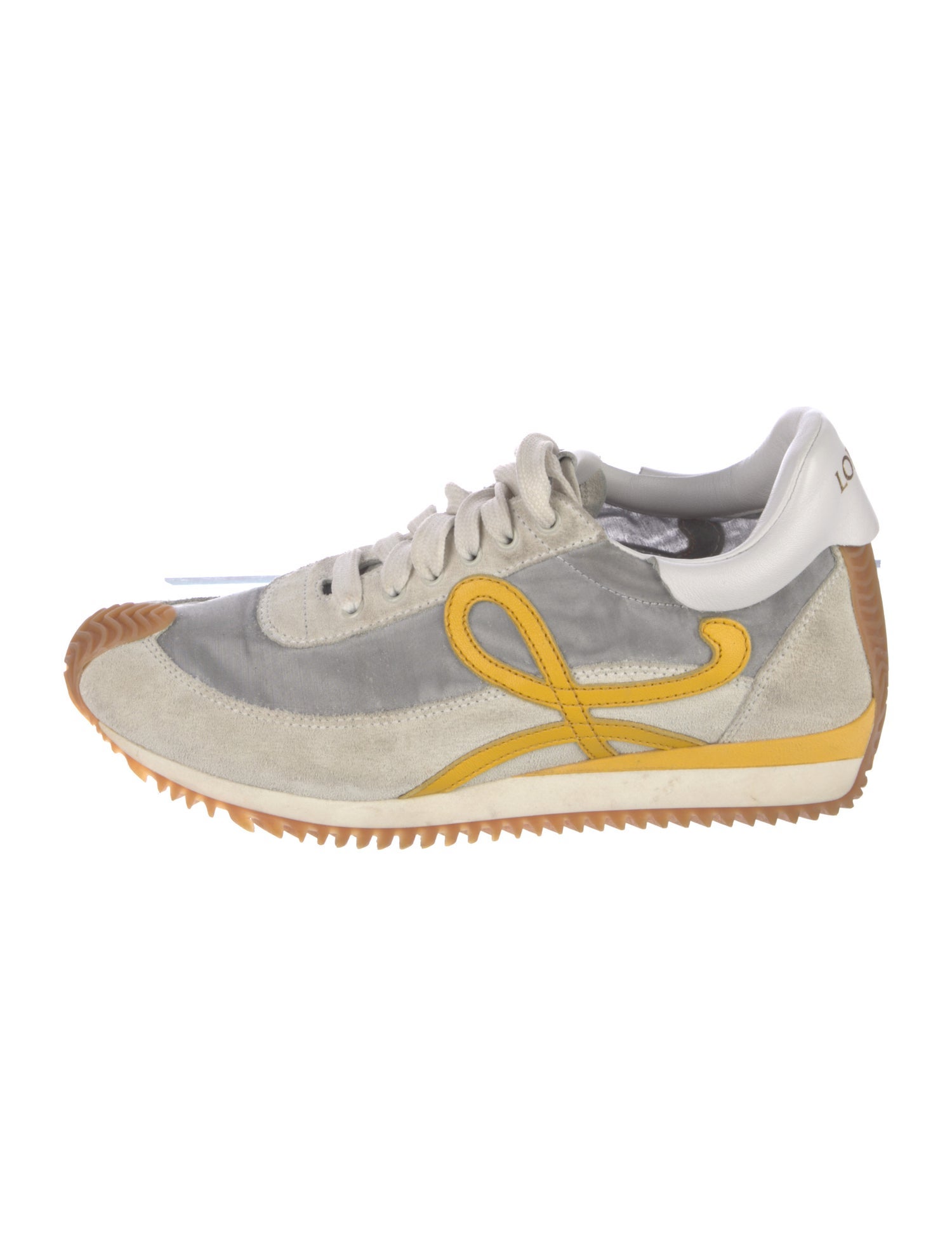Loewe Suede Printed Athletic Sneakers