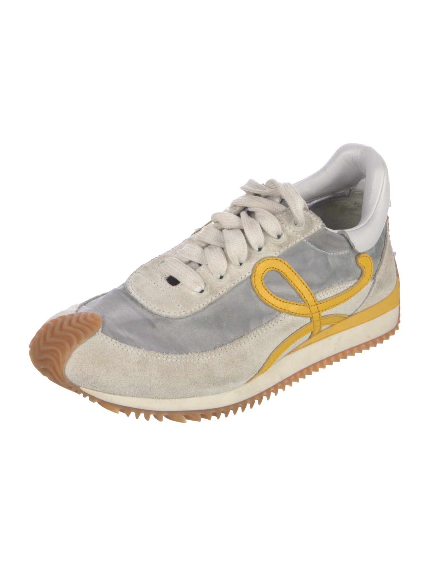 Loewe Suede Printed Athletic Sneakers