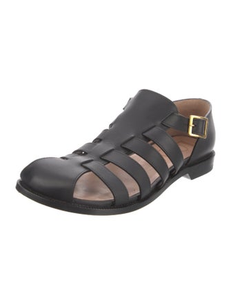 Loewe Leather Gladiator Sandals