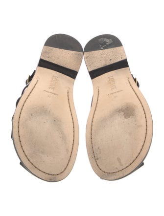 Loewe Leather Gladiator Sandals