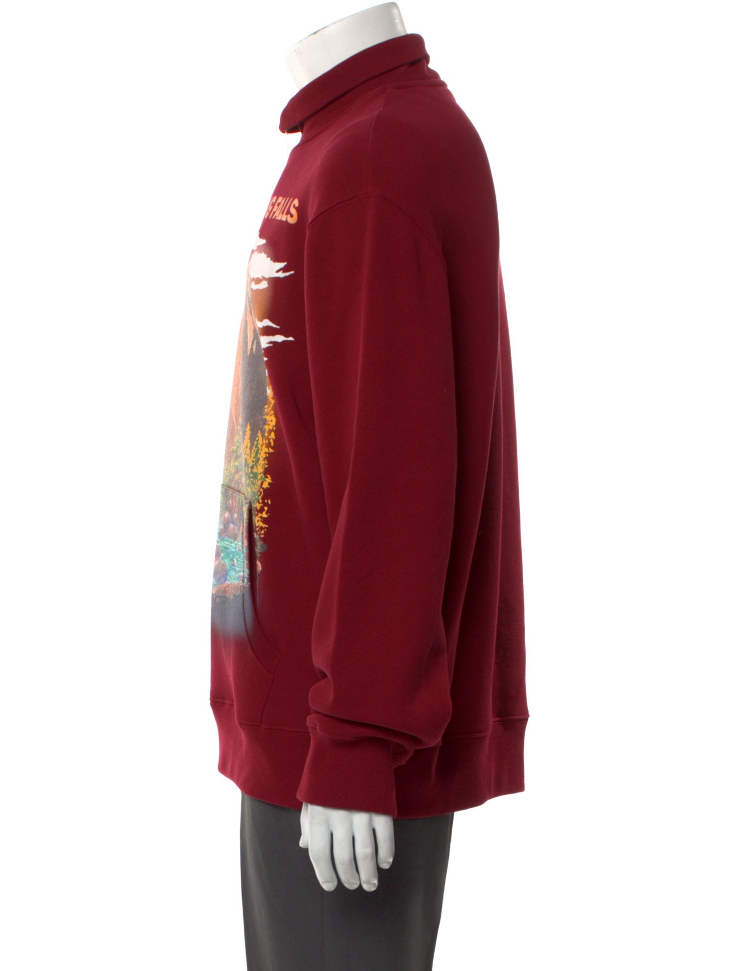 Loewe Graphic Print Mock Neck Polo Sweater w/ Tags