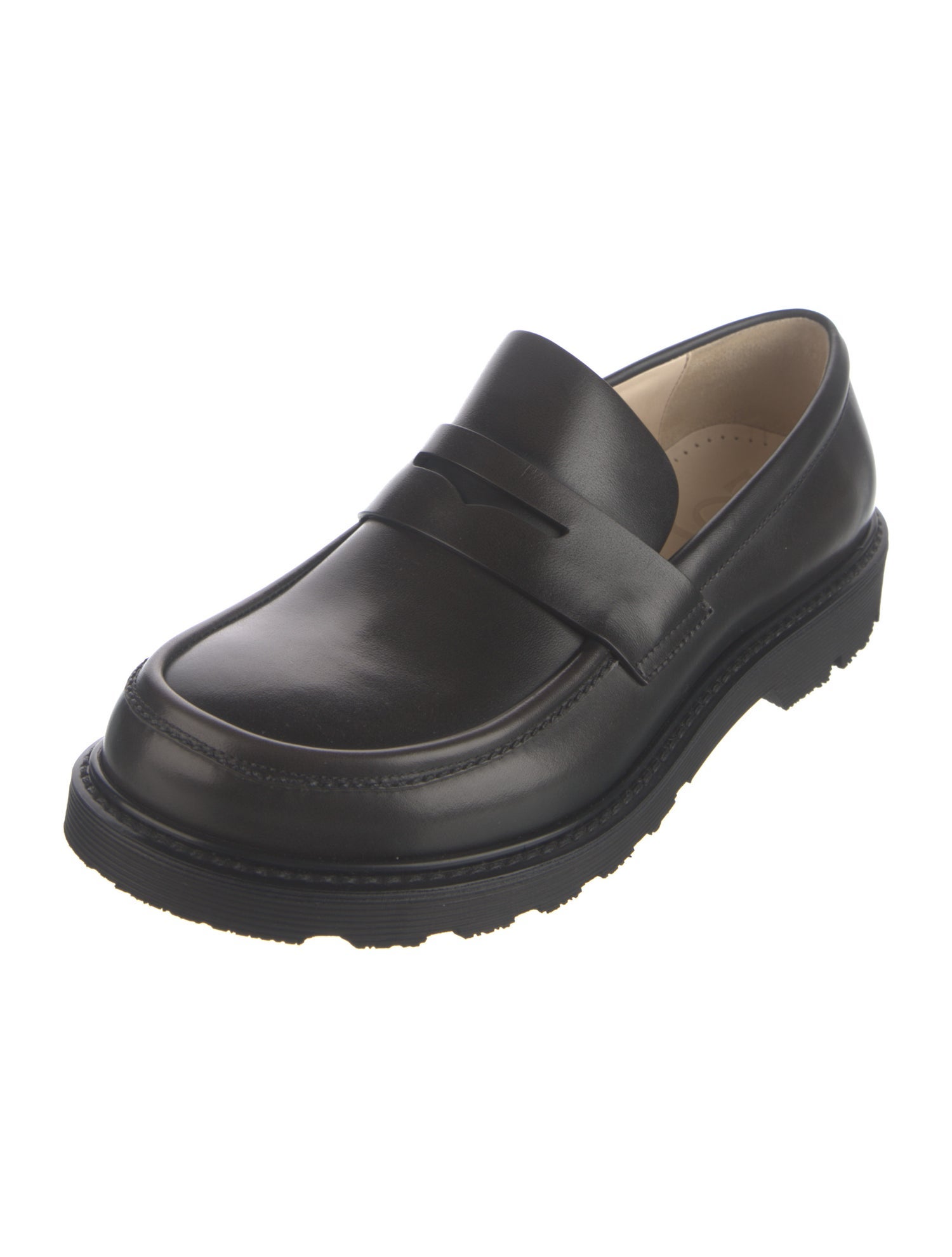 Loewe Leather Loafers