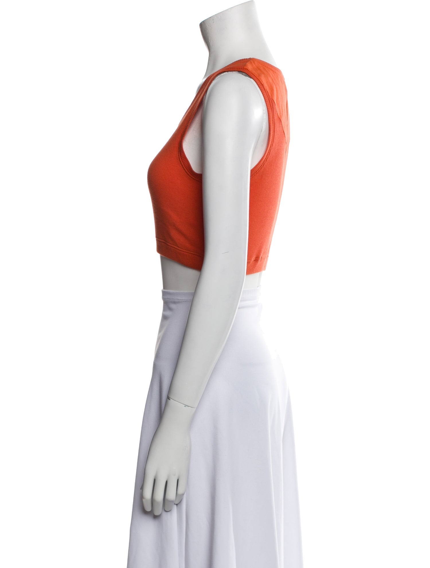 Loewe Scoop Neck Sleeveless Crop Top