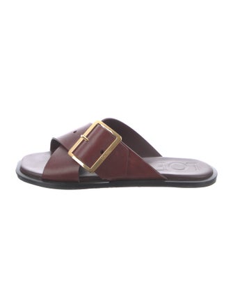 Loewe Leather Slides