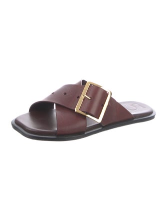 Loewe Leather Slides