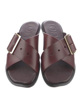 Loewe Leather Slides
