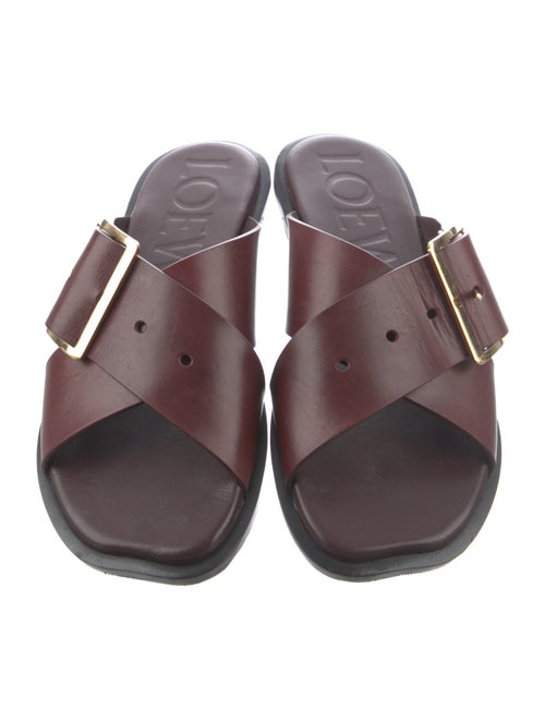 Loewe Leather Slides