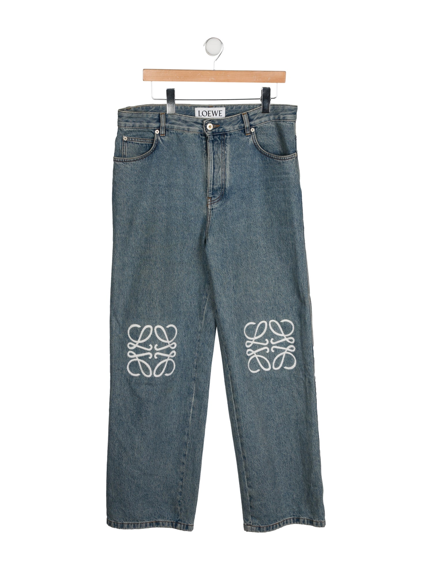 Loewe Anagram Straight-Leg Jeans