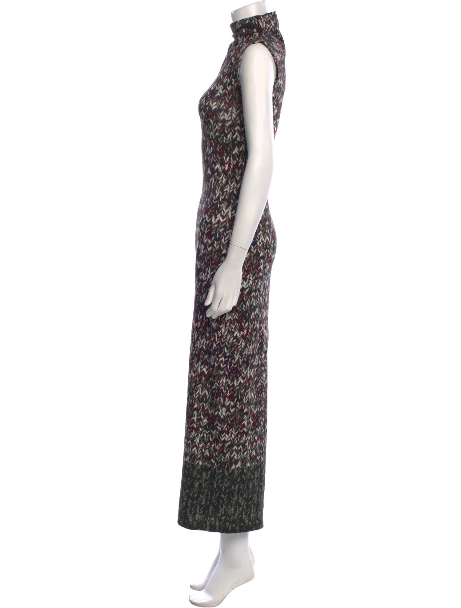 Loewe Crochet Print Anagram Long Dress w/ Tags