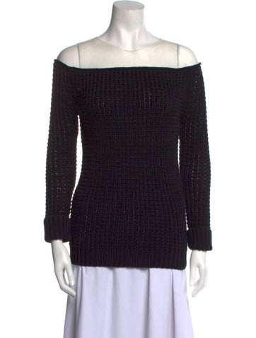 Loewe Knitwear Off-The-Shoulder Sweater S