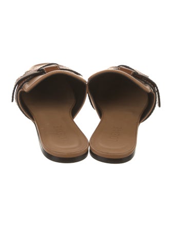 Loewe Leather Mules