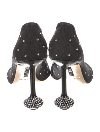 Loewe Mesh Lace Pattern Pumps