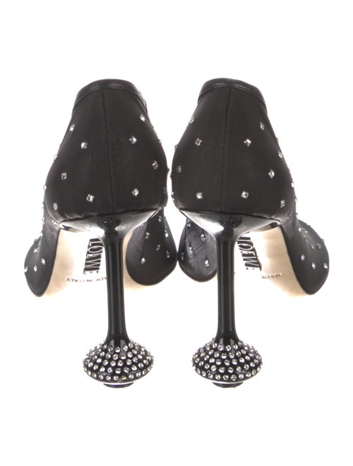 Loewe Mesh Lace Pattern Pumps