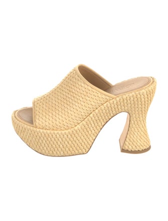 Loewe Raffia Slides