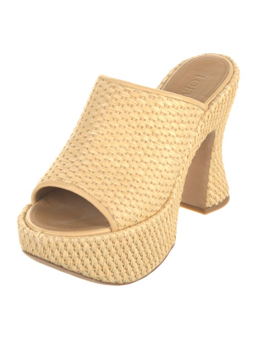 Loewe Raffia Slides