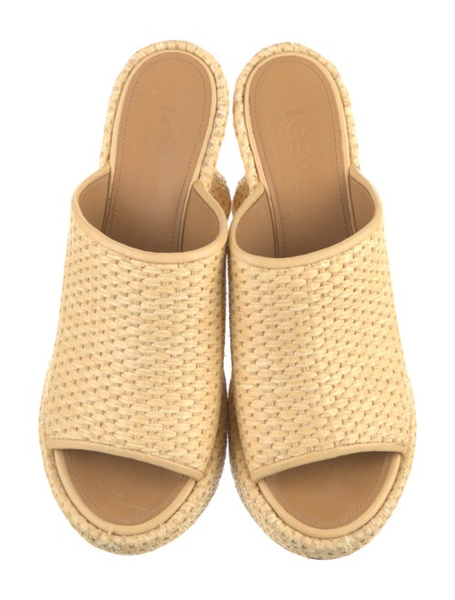 Loewe Raffia Slides