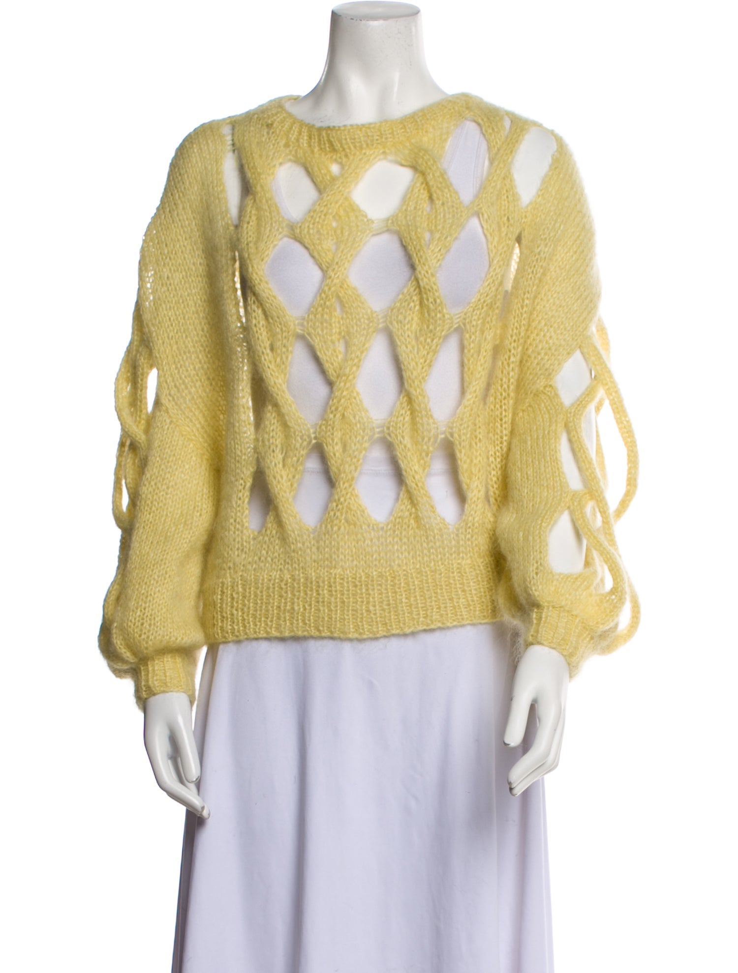 Loewe Mohair Scoop Neck Sweater