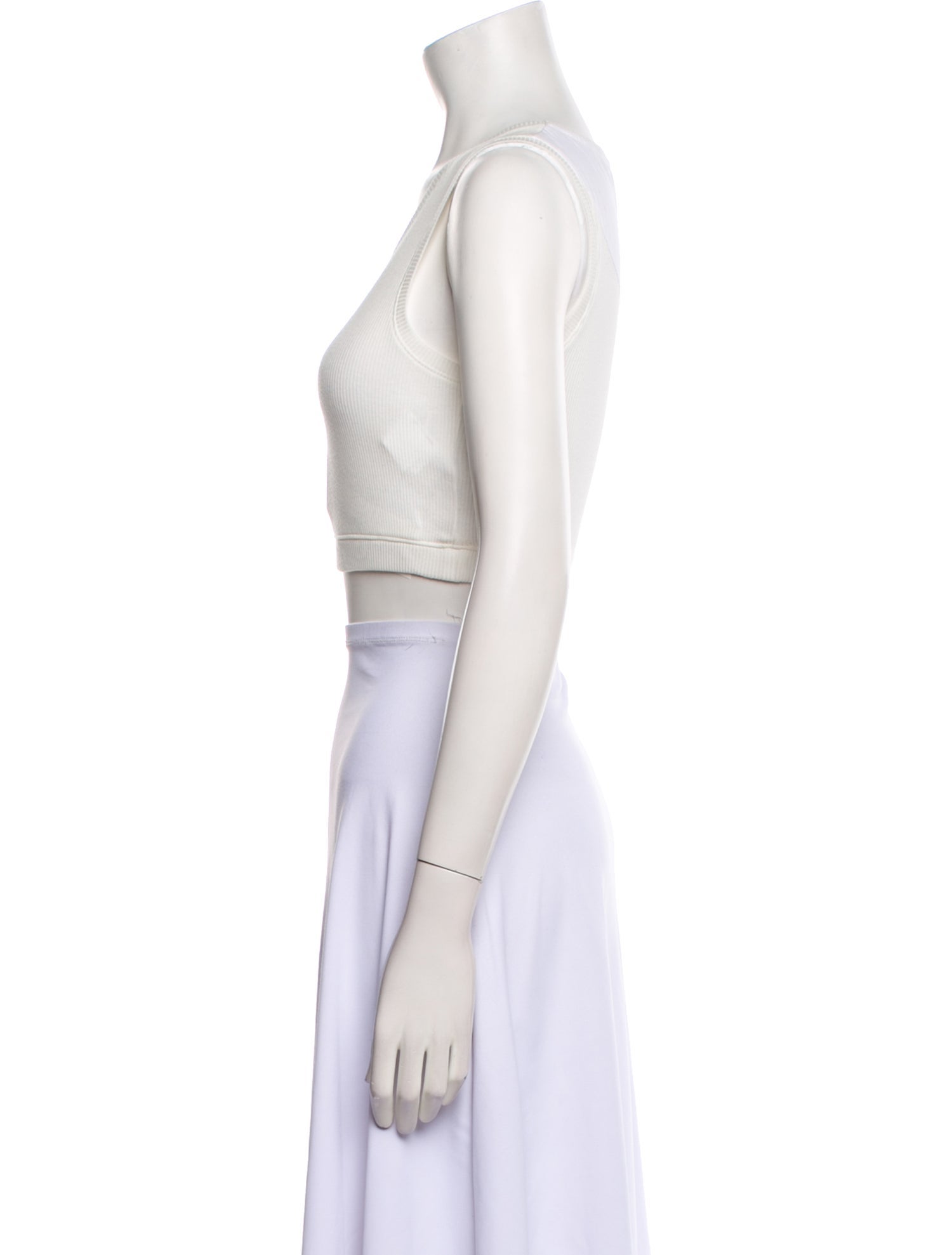 Loewe 2022 Anagram Logo Ribbed Tank Crop Top w/ Tags
