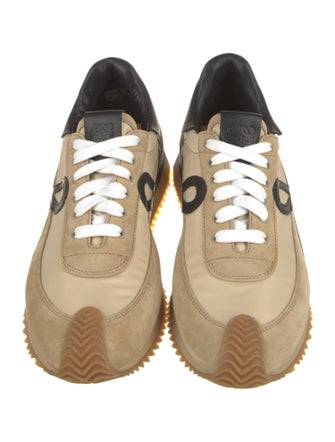 Loewe Suede Printed Sneakers
