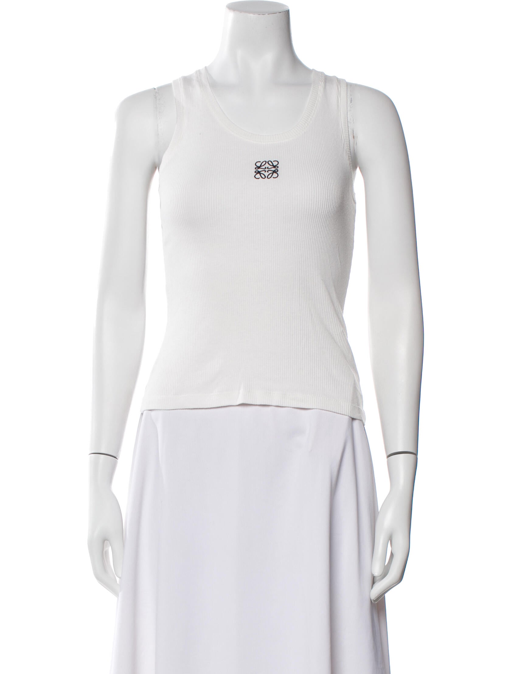Loewe Scoop Neck Sleeveless Top