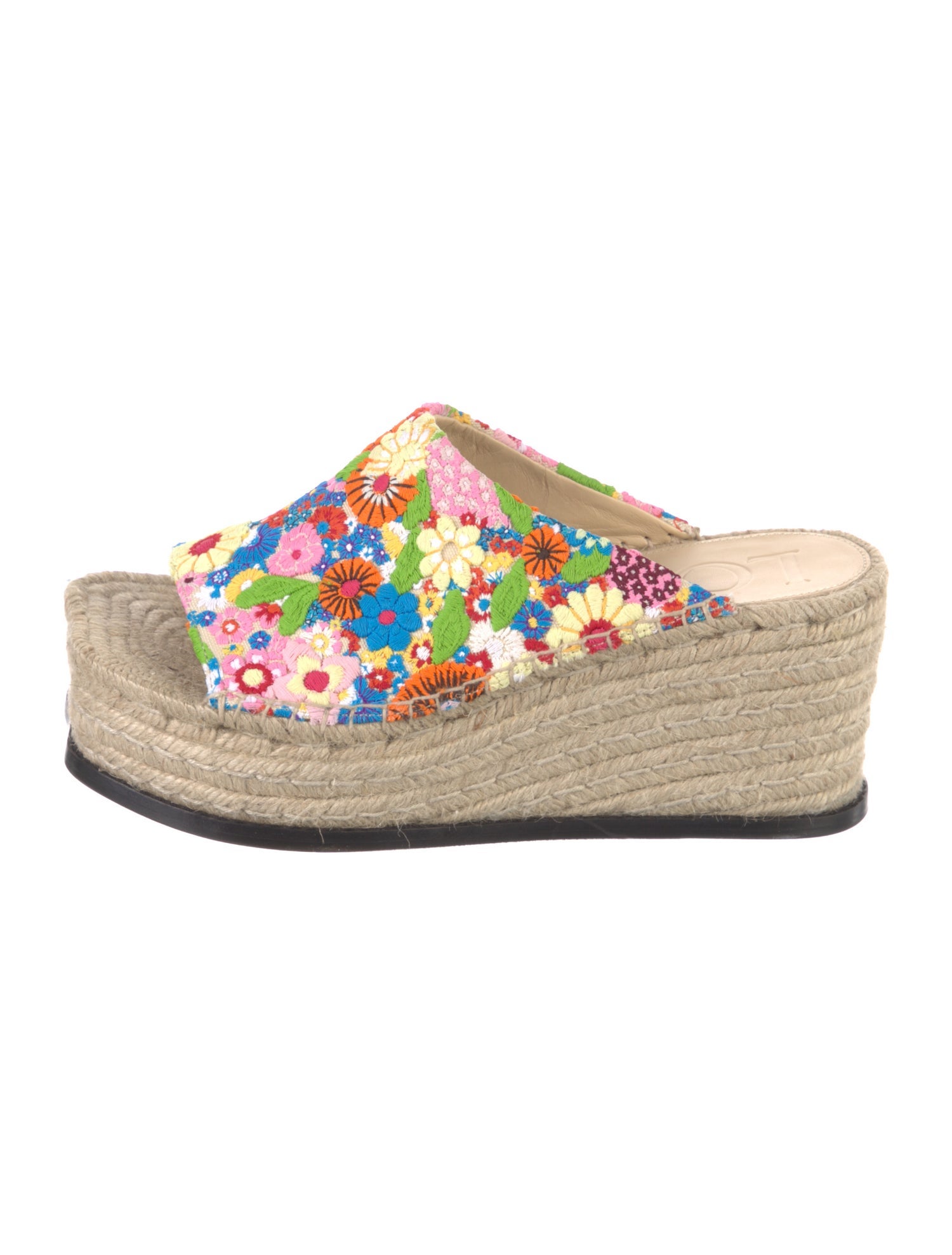 Loewe Floral Print Espadrilles