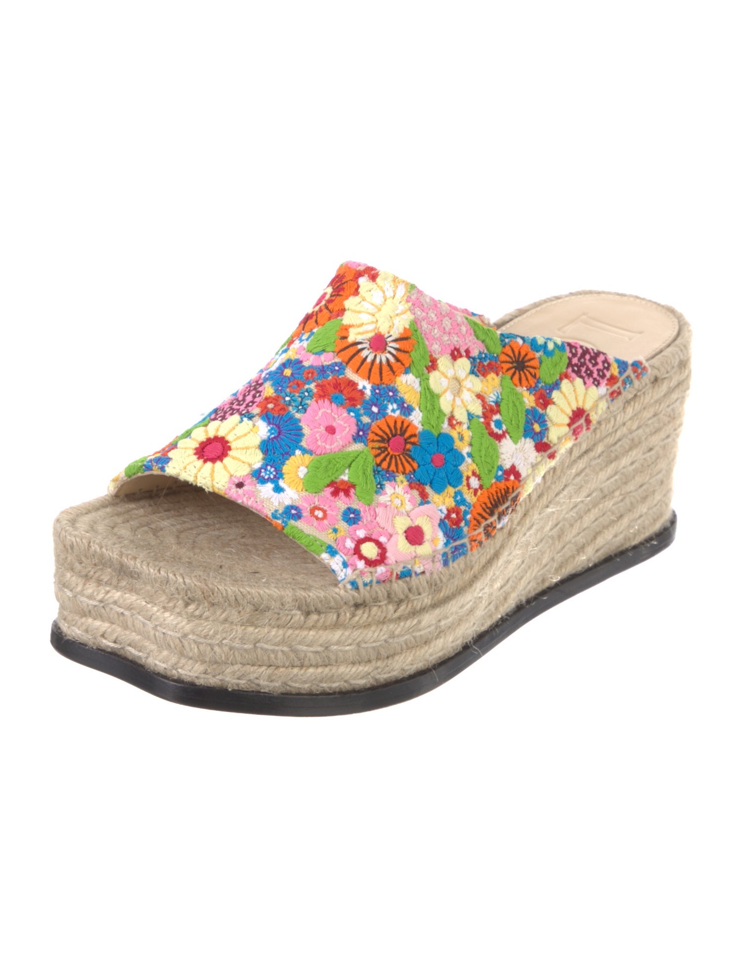 Loewe Floral Print Espadrilles