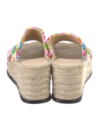 Loewe Floral Print Espadrilles