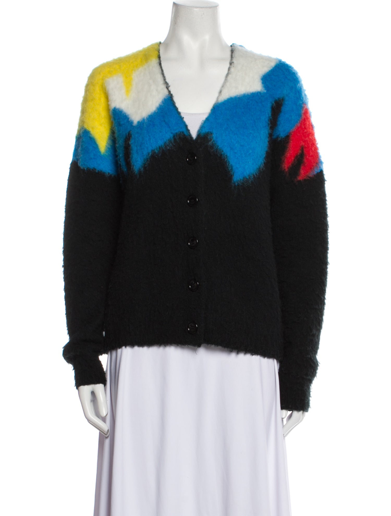 Loewe Striped V-Neck Sweater