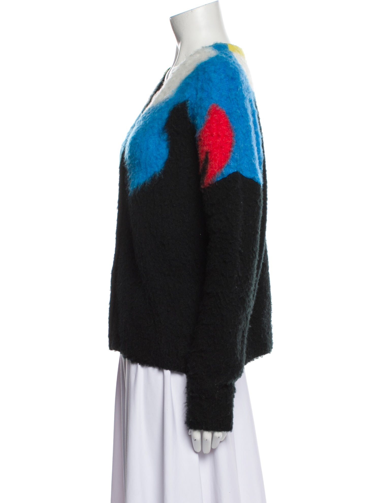 Loewe Striped V-Neck Sweater