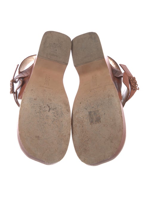 Loewe Leather Slingback Sandals