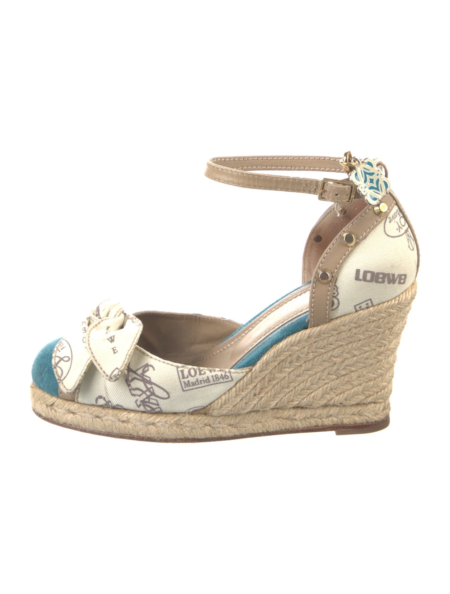 Loewe Canvas Printed Espadrilles