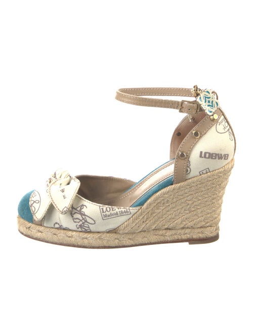 Loewe Canvas Printed Espadrilles