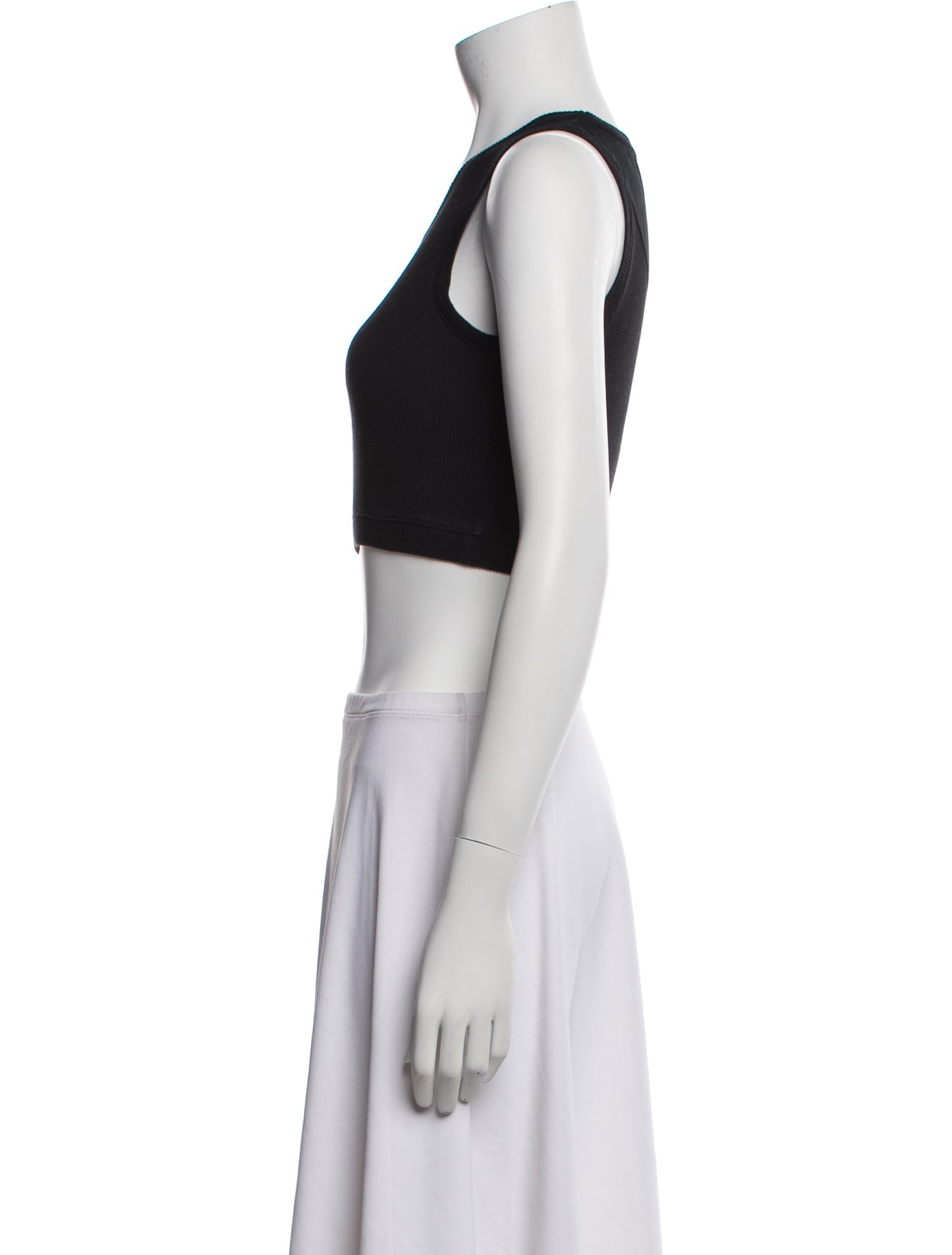 Loewe Graphic Print Scoop Neck Crop Top