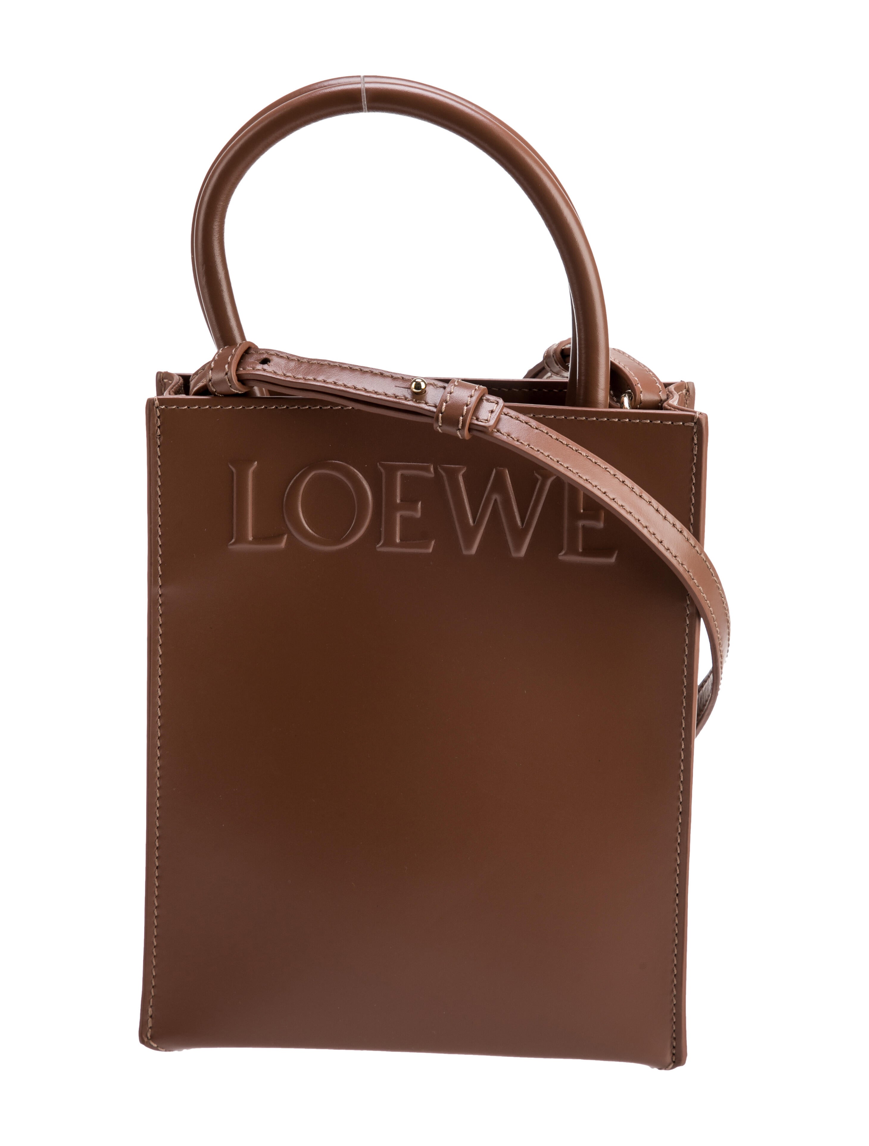 Loewe Leather Top Handle Bag Small 2023