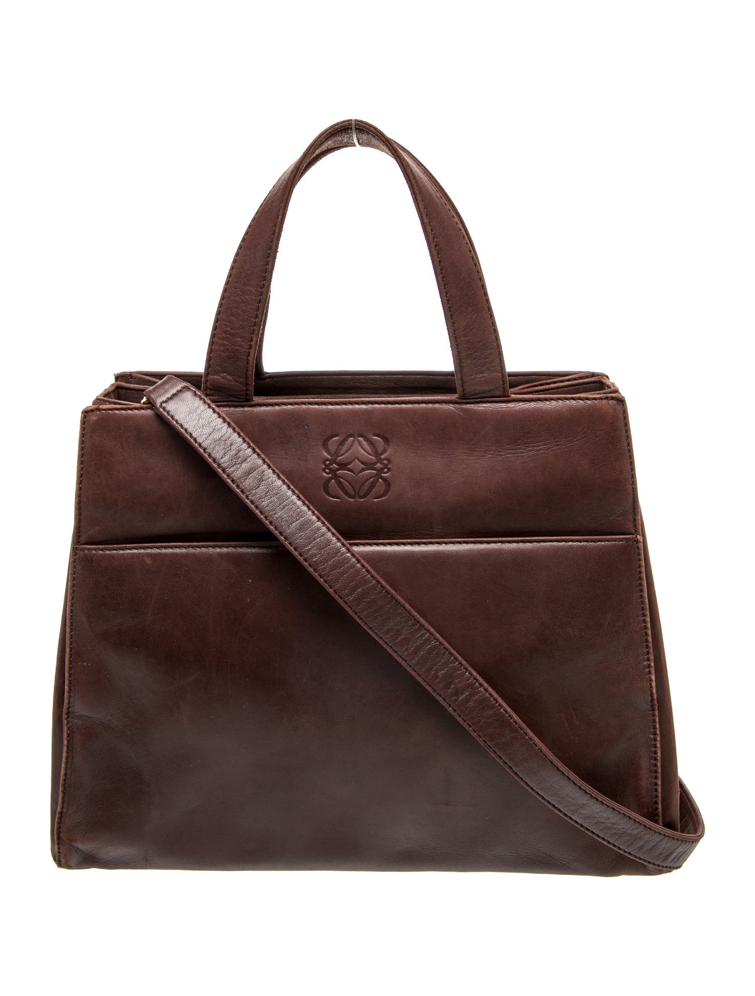 Loewe Leather Top Handle Bag Vintage