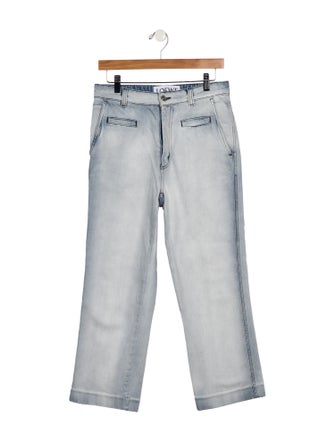 Loewe High-Rise Straight Leg Jeans