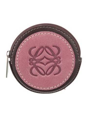 Loewe Wallets Anagram Coin Pouch Leather