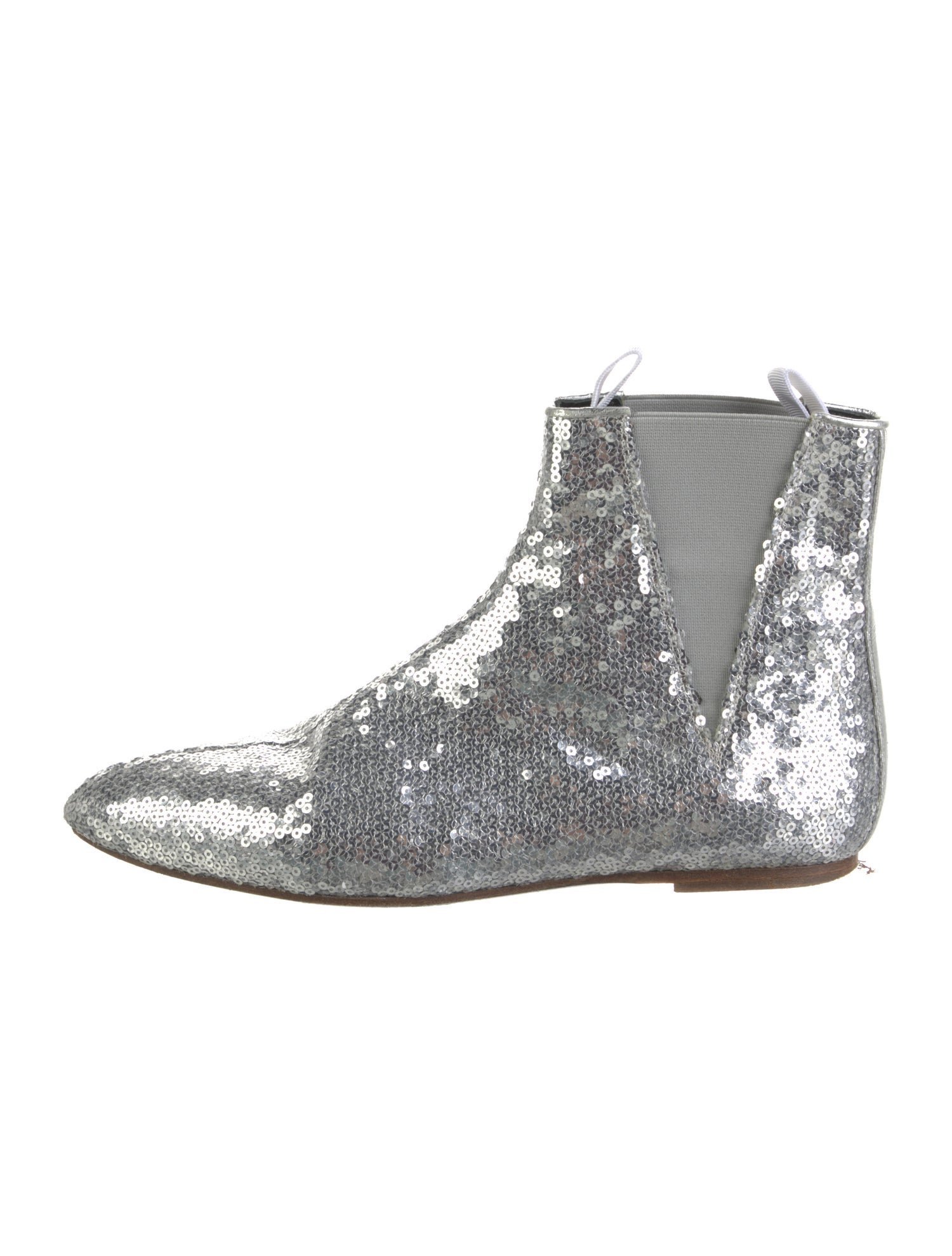 Loewe Sequins Animal Print Chelsea Boots