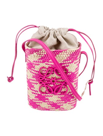 Loewe Raffia Bucket Bag