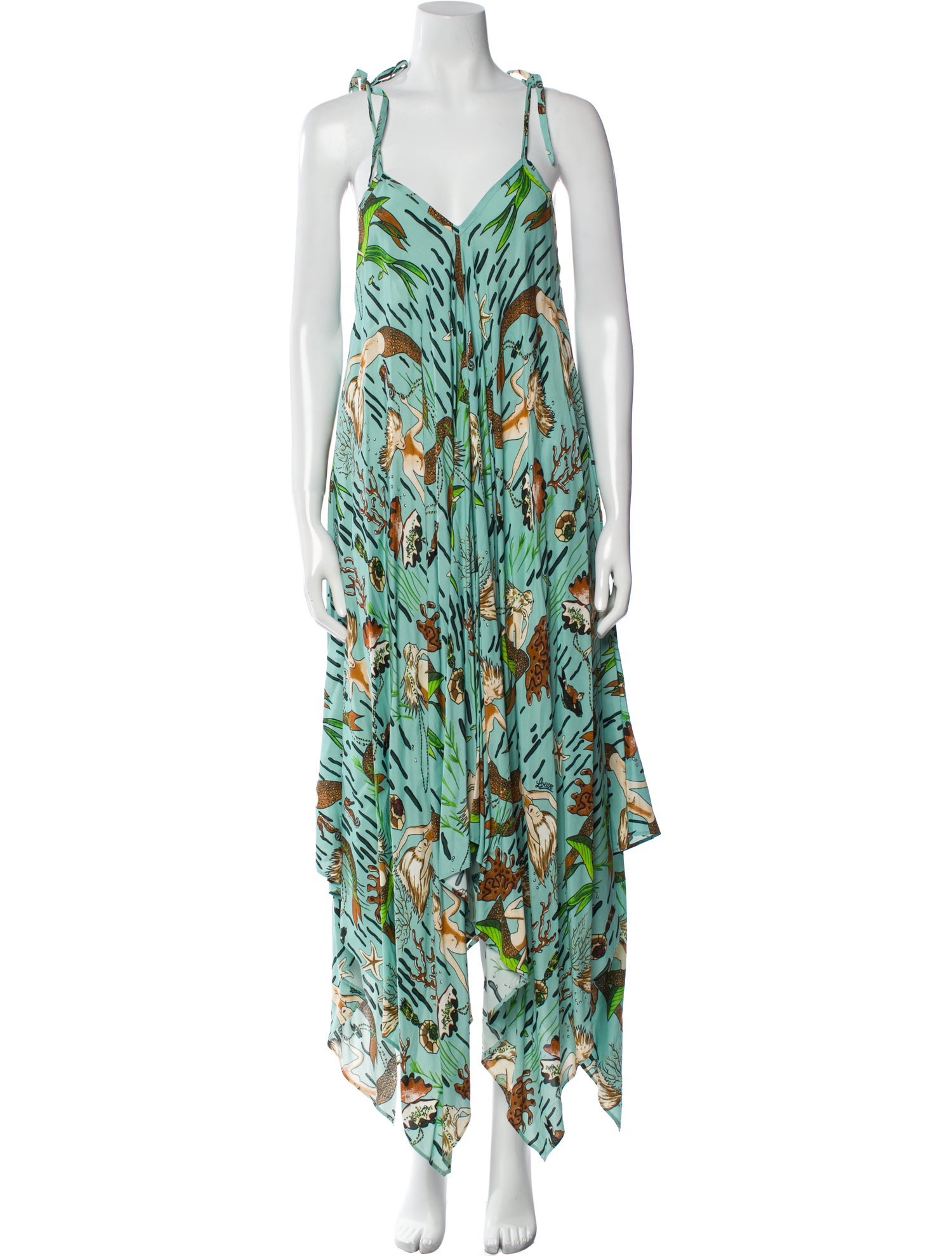 Loewe Paula's Ibiza Printed Long Dress