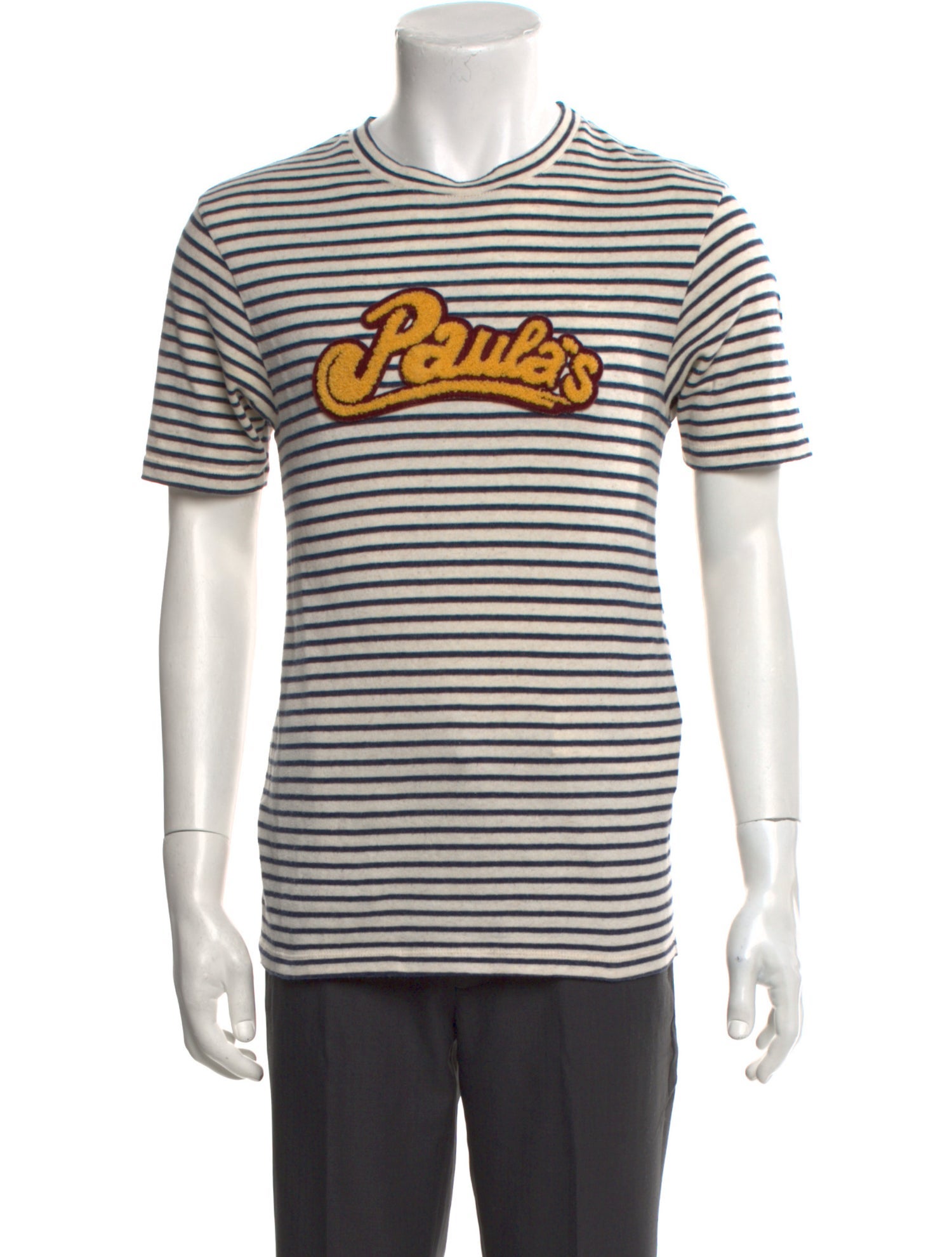 Loewe Striped Crew Neck T-Shirt