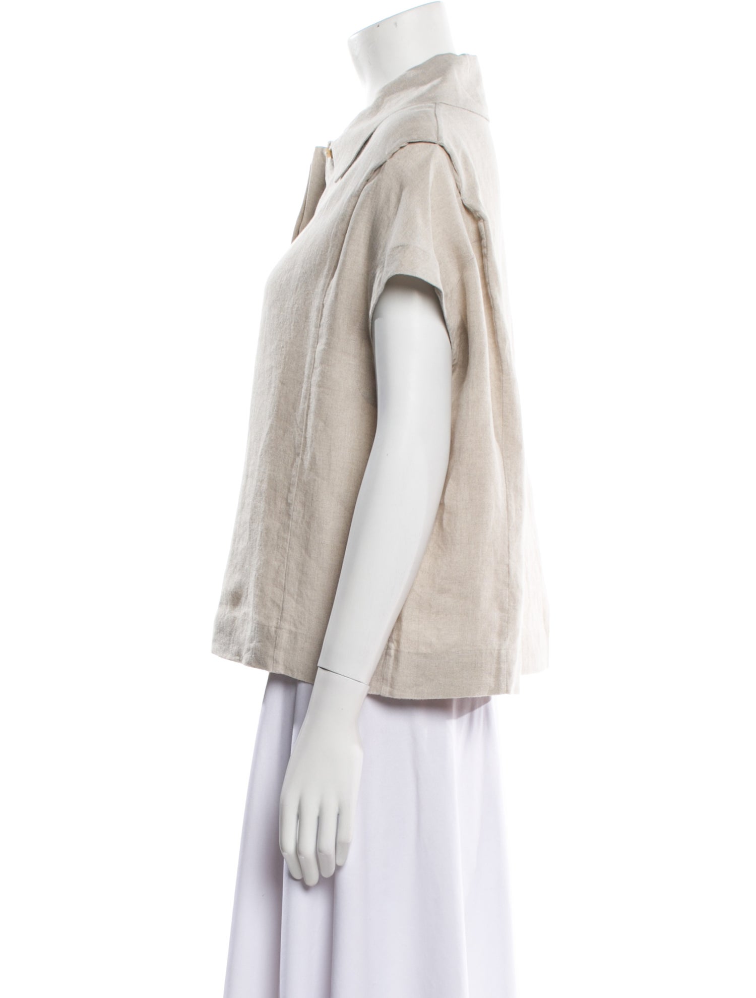 Loewe Linen Short Sleeve Polo