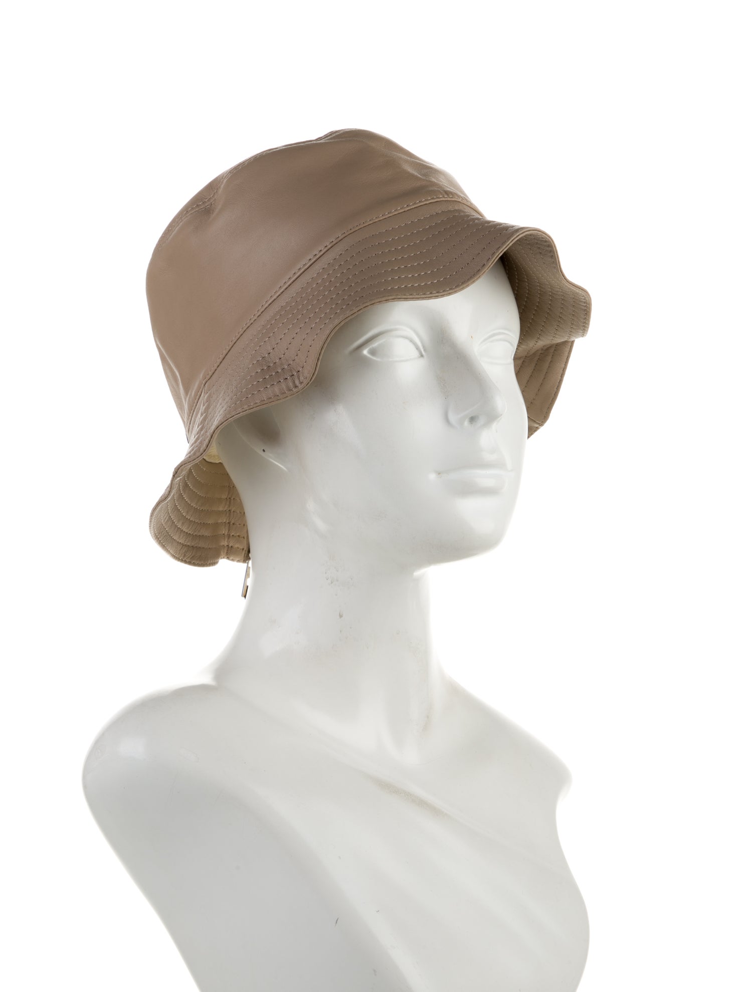 Loewe Womens' Leather Bucket Hat
