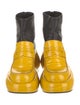 Loewe Embossed Leather Combat Boots