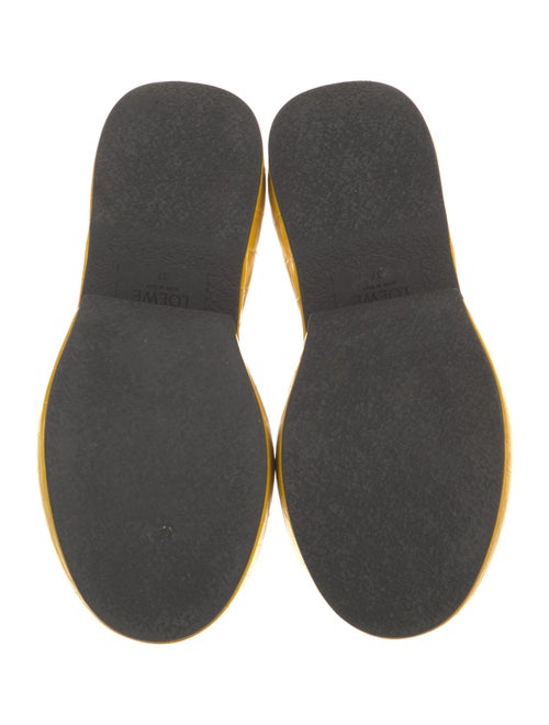 Loewe Embossed Leather Combat Boots