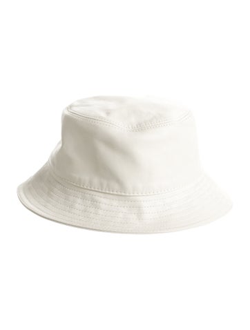Loewe Hats Lamb Leather Bucket Hat