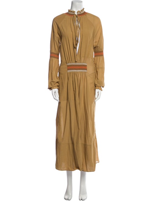 Loewe Mock Neck Long Dress