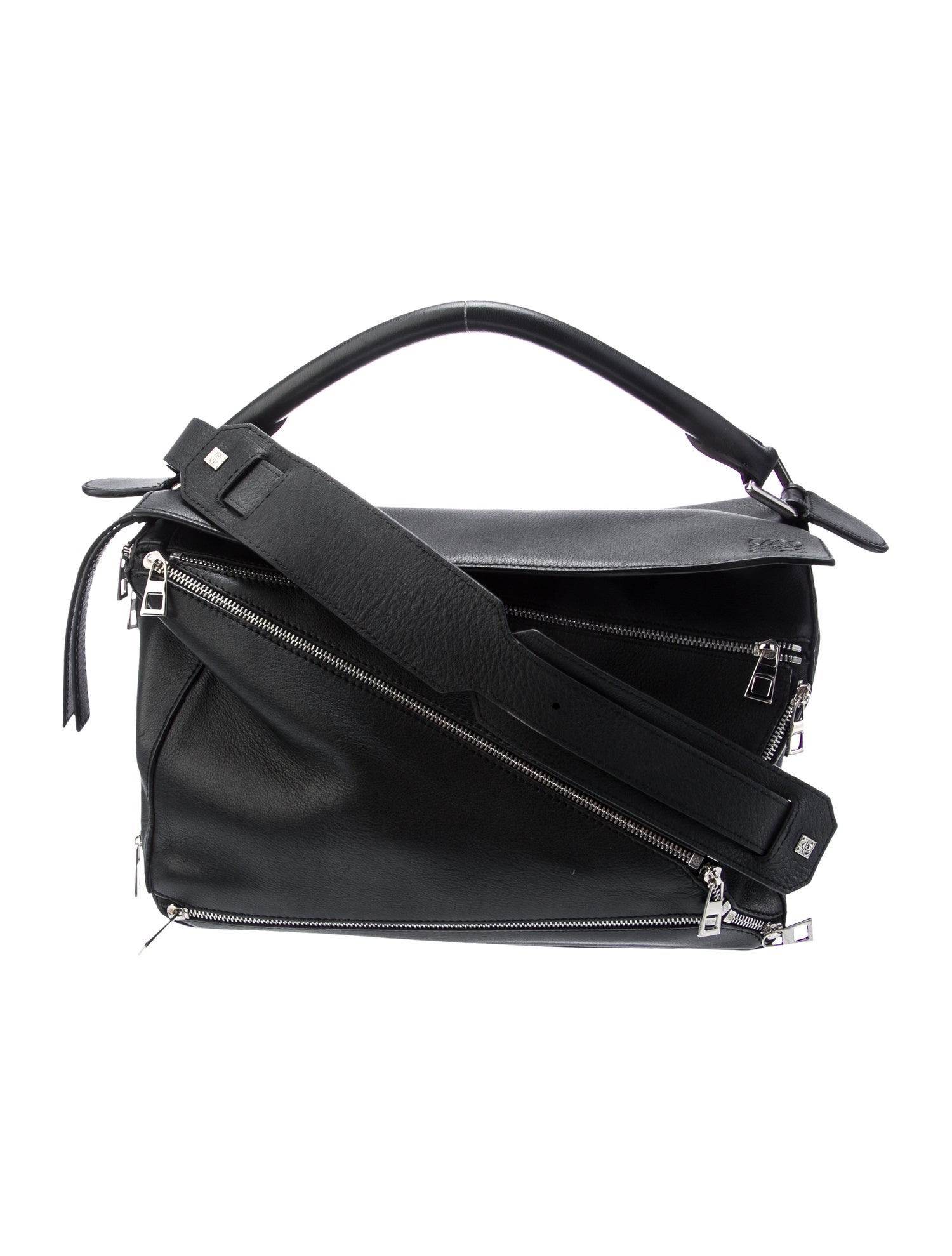 LOEWE L814V29X15TERRA7587 関税送料込 Loewe 2023 Raffia Fold Shopper Tote w/Tags - Black Totes